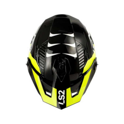 Kask z wypinaną szczęką LS2 Drifter Triality Black Yellow